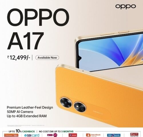 oppo a17 smartphone